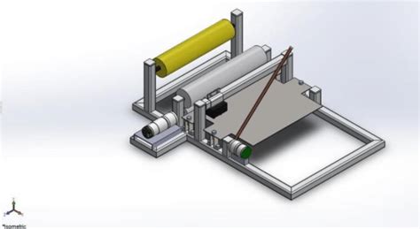 3d Model Of Paper Cutting Machine Download Scientific Diagram