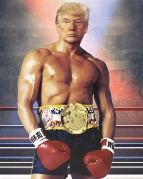 Trump Posted A Picture Of Himself As Rocky No One Knows What To Make Of It Donald Trump The