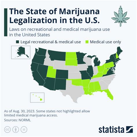 Legal Recreational Weed States Map Map