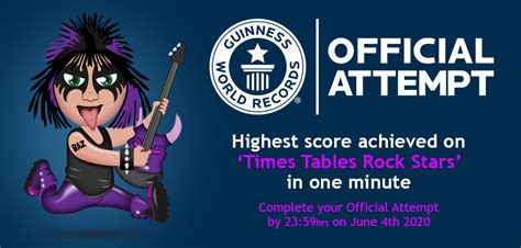 Times Tables Rock Stars Page Site