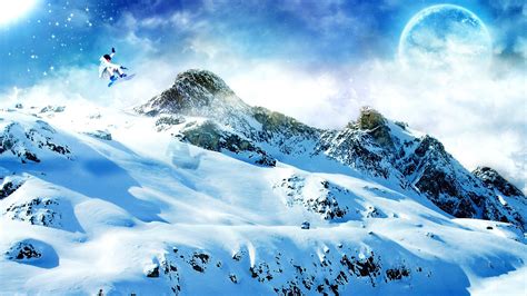 Winter Mountains Wallpapers Images Photos Pictures Backgrounds
