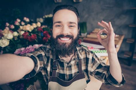 Self Portrait Of His He Nice Attractive Content Cheerful Cheery Glad Positive Guy Enjoying Life