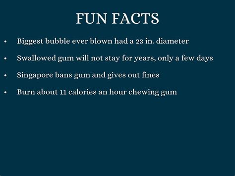42 Fun Facts About Bubble Gum Online Education