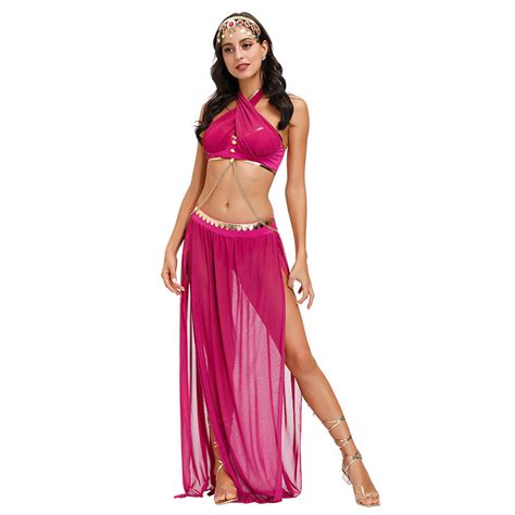 Sexy Womens Adult Belly Dance Bra And Chiffon Skirts Dancing Outfit