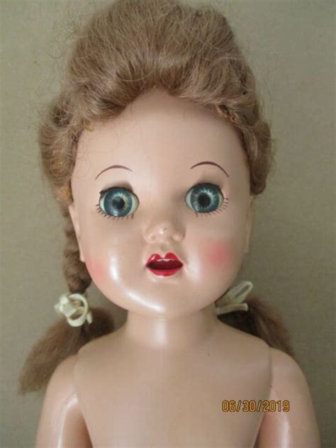 Vintage Hard Plastic Mary Lu Walker Doll 1955 Doll Bodies Inc Ebay