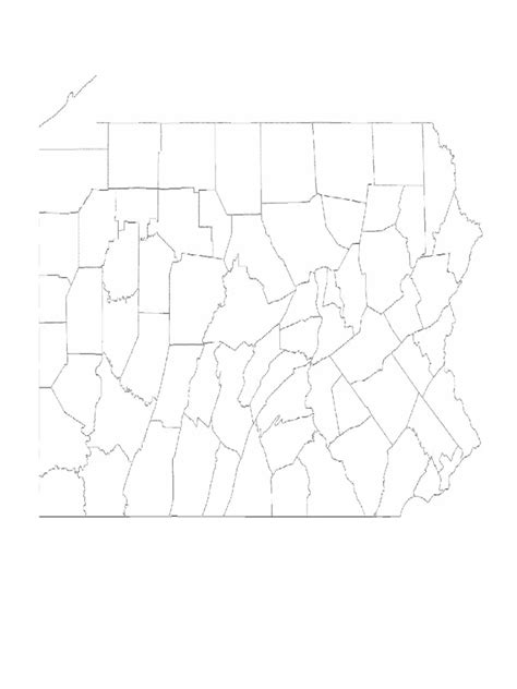 Pennsylvania Map Template 8 Free Templates In Pdf Word Excel Download