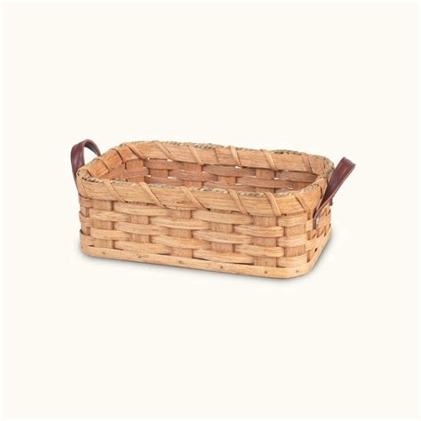 Dinner Roll Basket Amish Wicker Small Bread Basket — Amish Baskets