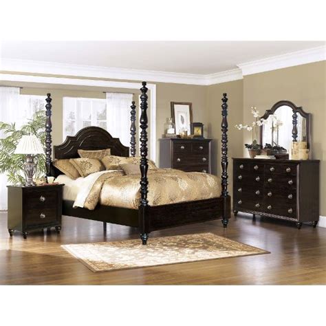 Collection by joanne marabito harte. Dark Oak Classic Traditional 6 Piece King Bedroom Set - Tessy | Bedroom sets queen, King bedroom ...