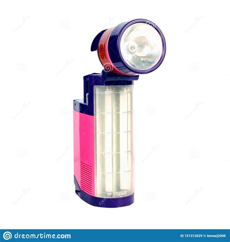 Vintage Flash Light Or Lamp Use Battery Stock Image Image Of Object
