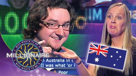 Wrong Answers On Millionaire Hot Seat Australia Who Wants To Be A Millionaire Youtube