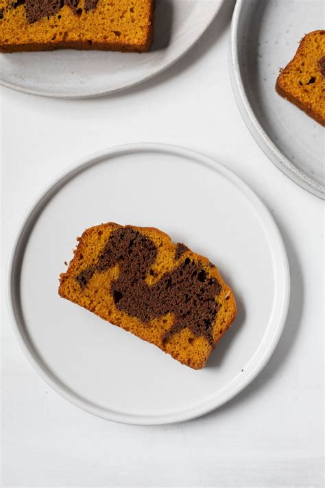 Pumpkin Chocolate Marble Loaf The Best Vegan Quick Bread For Fall