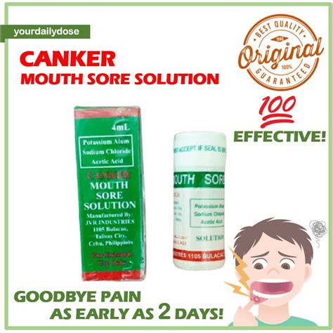 Canker Mouth Sore Solution Singaw Treatment Shopee Philippines