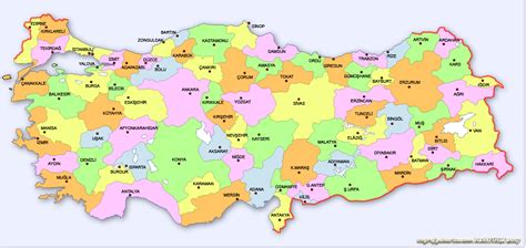 Renkli türkiye haritası nasıl çıkarılır? türkiye haritası ile ilgili görsel sonucu | Harita ...