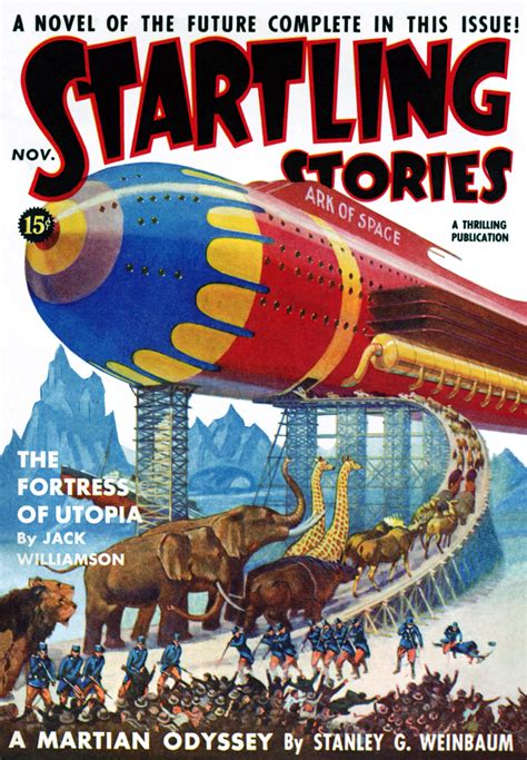 Startling Stories November 1939 Cover By Howard V Brown Pulp Science