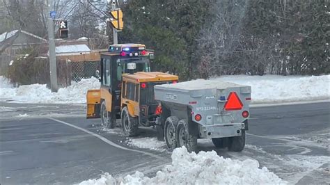 Trackless Sidewalk Plow With Youtube