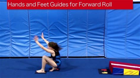 Hands And Feet Guides For Forward Roll Gymnastics Coaching