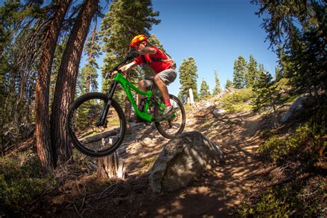 Each one still requires a drive into the mountains. South Lake Tahoe Mountain Bike Photos - Over The Edge Sports