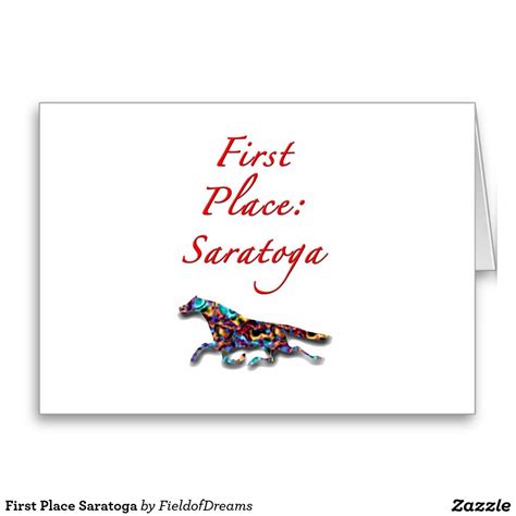 First Place Saratoga Greeting Card Cards Greeting Cards Greetings