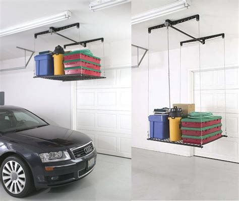 Pulley System Storage Rack For Your Garage Storage Rack Garage