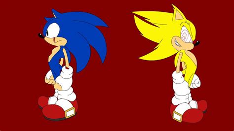 Sonic Vs Fleetway Super Sonic By Sonic2648xdxd On Deviantart