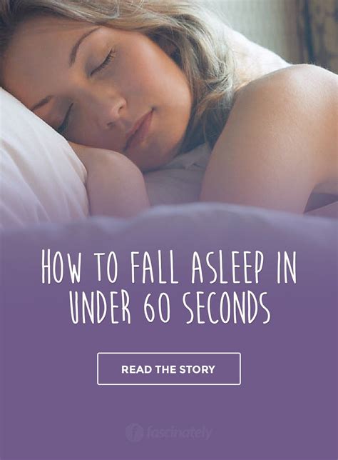 How To Fall Asleep In Under 60 Seconds How To Fall Asleep Sleep