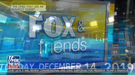 Fox And Friends Saturday Foxnewsw December 14 2019 300am 700am