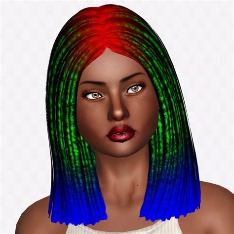 Nightcrawler Antoinette Dreads By Chantel Sims Sims 3 Hairs