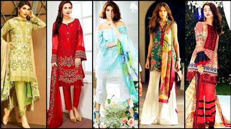 Beautiful And Stylish Designer 3 Piece Dresses For Girls And Women Latest Dresses Collection