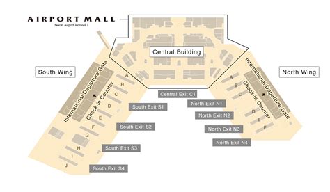 Floor Plan Narita Airport Terminal 2 Map