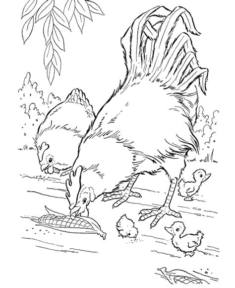 Printable Farm Animal Coloring Pages