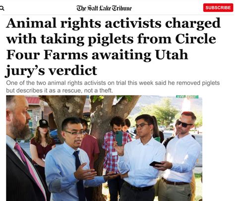 Animal Rights Activists Charged With Taking Piglets From Circle Four