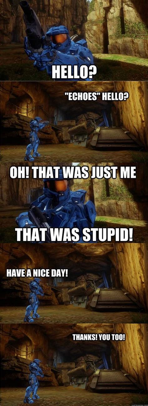 Pin By Hannah Smith On Red Vs Bluertah Red Vs Blue Halo Funny Blue