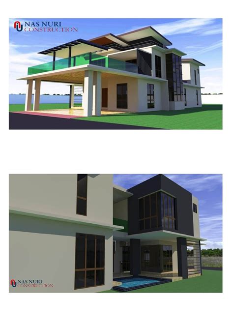 Tingkat atas dan tingkat bawah diasingkan. Plan Rumah Banglo 2 Tingkat | Desainrumahid.com