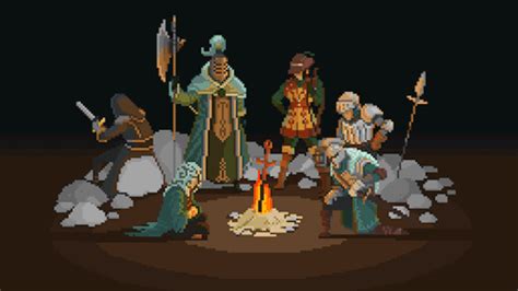 Heres Dark Souls Ii With The Chosen Ones Gathering Around The Bonfire