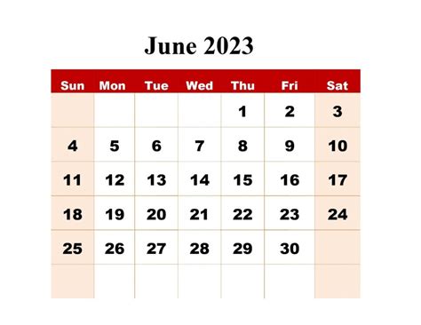 June 2023 Monthly Calendar Vrogue