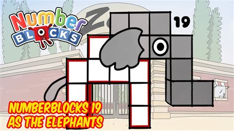 Numberblocks New Episodes Number 19 As The Elephants Numberblocks