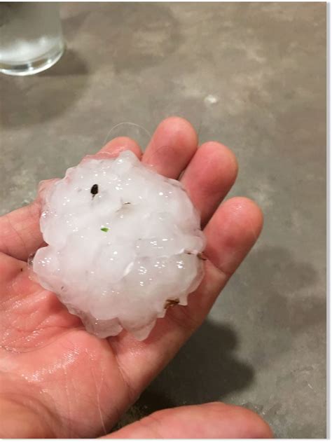 Large Hailstones Storm Pound Omaha Nebraska Earth Changes