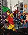 Classic Avengers. Art by @John.Black : r/Marvel