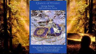 Fairy Tarot Queen Of Winter Time For You To Fly Youtube
