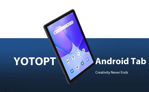 Yotopt Android Tablet 10 Inch Android 110 4gb Ram 64gb