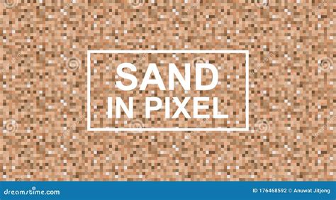 Seamless Pixel Nature Background Sand Or Desert Resources For 8 Bit