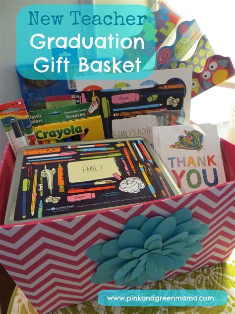 It's important to show appreciation and send graduation thank you cards for everything you received, so here are a few quick tips to keep in mind as you sit down to. Pink and Green Mama: Graduation Gift Basket For A New ...