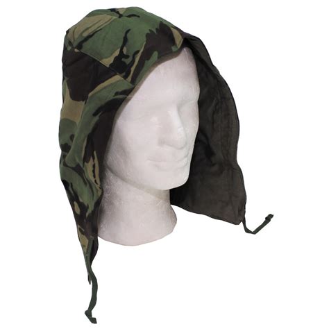 British Army Surplus Cotton Hood For Combat Jacket Smock Woodland Dpm
