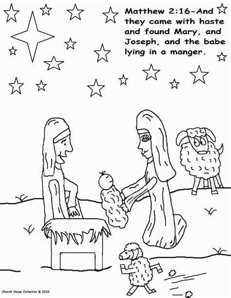 The Birth Of Jesus Coloring Page Coloring Home