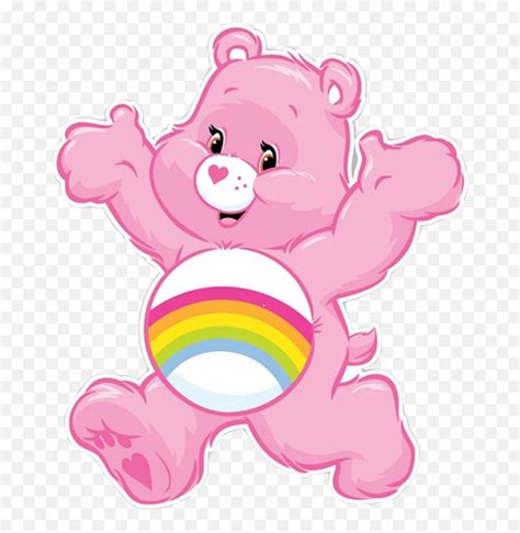 Carebear Pink Care Bear Sticker Cute Care Bears Emojicare Bear Emoji
