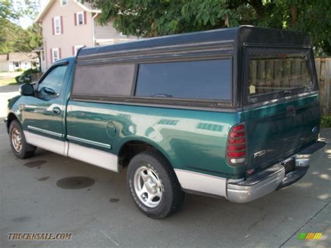1997 Ford F150 Xlt Regular Cab In Pacific Green Metallic Photo 7