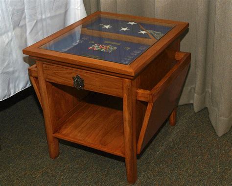 Military Shadow Box Table By Woody1492