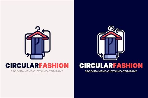 Free Vector Hand Drawn Second Hand Clothing Store Logo