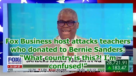 Fox Business Host Attacks Teachers Who Donated To Bernie Sanders What