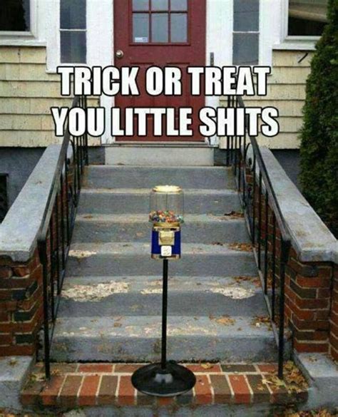Trick Or Treat Funny Halloween Memes Halloween Memes Funny